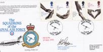 Health 1998 Military Squadrons Of The Royal Air Force Hand Signed FDC