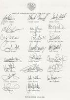 Hearts Scottish Football Club 1993 Printed Multi Signed Photo