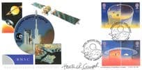 Heather Couper BNSC Astronomy Space Travel Hand Signed FDC