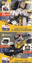 Heikki Kovalainen F1 Renault Team Grand Prix 2x Hand Signed 7x7 Photo