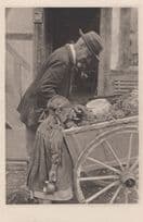 Heimatschutz Schweizer Swiss Poverty Rag & Bone Cart Old Postcard