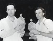 Heinz Gunthardt Mazda World Doubles Tennis 1986 Press Photo