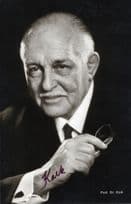 Heinz Kalk Frankfurt German Laparoscopy Liver Surgeon Hand Signed Photo