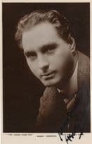 Henry Edwards WW1 Silent Film Star Actor Old Hand Signed Postcard Photo