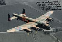 Henry Shackleton WW2 Pilot Stalag Luft POW 10x8 Hand Signed Photo