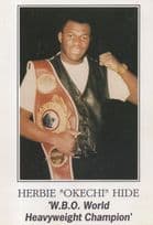 Herbie Hide of Norwich WBO World Boxing Champion Rare Media Publicity Photo