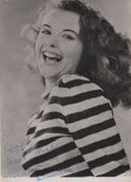 Hermene French Norfolk Actress Robinson Crusoe Hand Signed Photo