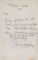 Hermione Baddeley Scrooge Aristocats St Trinians Hand Signed Theatre Letter