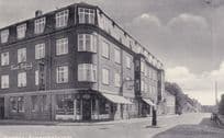 Herning Fonnesbechsgade Denmark Old Real Photo Postcard