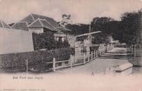Het Fort van Jogia Military Fortress Indonesia Antique Postcard