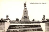 Highland Division Memorial Antique WW1 Postcard