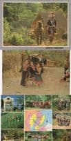 Hill Tribe Thailand Market Traders Dwarf 3x Postcard s