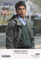 Himesh Patel as Tamwar Masood Eastenders Hand Signed Cast Photo
