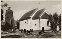 Hjartlanda Kyrka Church Savsjo Sweden Real Photo Postcard