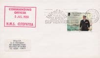 HMS Cleopatra Commanding Officer Isle Of Man Ship 1980 FDC