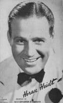 Horace Heidt Jazz Big Band Printed Signed Autograph Old Postcard