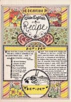 Hot Pot British Traditional Cookery Recipe Postcard