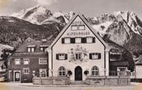 Hotel Alpengruss Garmisch Partenkirchen Switzerland Postcard