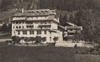 Hotel Beau Site Adelboden Old Switzerland Real Photo Postcard