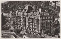 Hotel des Alpes Montreux Territet Swiss Real Photo Postcard