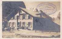 Hotel Grosse Scheidegg Swiss Antique Hand Frank Postcard