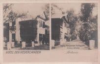 Hotel Nederlanden Batavia Indonesia Real Photo Old Postcard