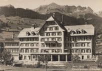 Hotel Santis Unterwasser Real Photo Switzerland Postcard