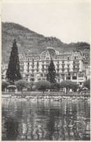 Hotel Suisse Montreux Switzerland Old Postcard