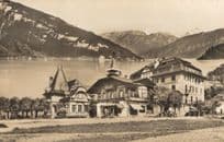 Hotel Terminus Spiez Switzerland From Visitor Real Photo Postcard