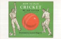 How To Play Cricket Leonard Hagerty 1957 Puffin Book Postcard