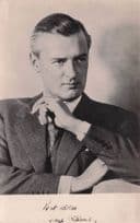 Hugh Williams Historic Film Actor Printed Signed Photo