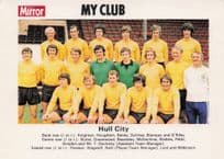 Hull City Football My Club Daily Mirror Rare PB Postcard