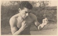Hyppolyte Annex French Boxing Boxer Antique RPC Postcard