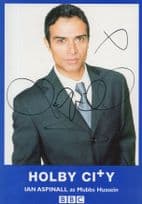Ian Aspinall as Mubbs Hussein Holby City Hand Signed Photo