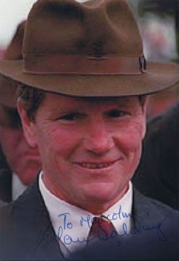 Ian Balding Horse Race Racing Trainer Hand Signed Photo
