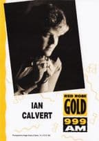 Ian Calvert Radio 999 AM Red Rose Gold DJ Advertising Photo Card