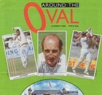 Ian Greig Surrey English Cricketer Hand Signed Oval Guide Photo