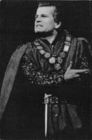 Ian Holm as King Richard III Shakespeare 1964 Theatre Play Old Postcard