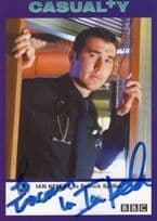 Ian Kelsey as Patrick Spiller BBC Casualty Hand Signed Cast Card Photo