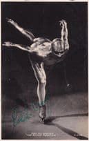 Ice Capades Skater Red McCarthy Hand Signed Photo Postcard