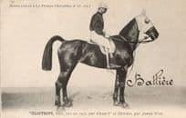 Ieliotrope La France Chevaline Race 1885 Horse Signed Old PB Postcard