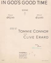 In Gods Good Time Tommie Connor Clive Erard Olde Sheet Music