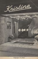 Indgangen Til Cafeen Kristine Hotel Entrance Old Postcard