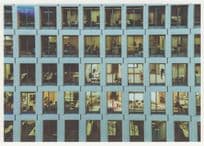 Inside Windows Of Giant Office Skyscraper Block Nosey Parker Postcard