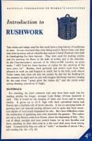 Introduction To Rushwork Crafts Womens Institute Vintage Ephemera