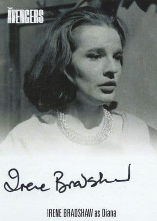 Irene Bradshaw The Avengers Hand Signed Autograph Photo Card