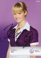 Isabell Ege Colour Your Life German TV Show Hand Signed Photo