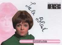 Isla Blair as Bride The Avengers TV Show Hand Signed Photo Card