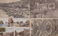 Isle Of Wight Sewing Needles You Cannot Thread Church Beach 4x Antique Postcard