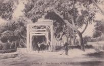 Ismailia The Bridge Of The Lock Antique Postcard